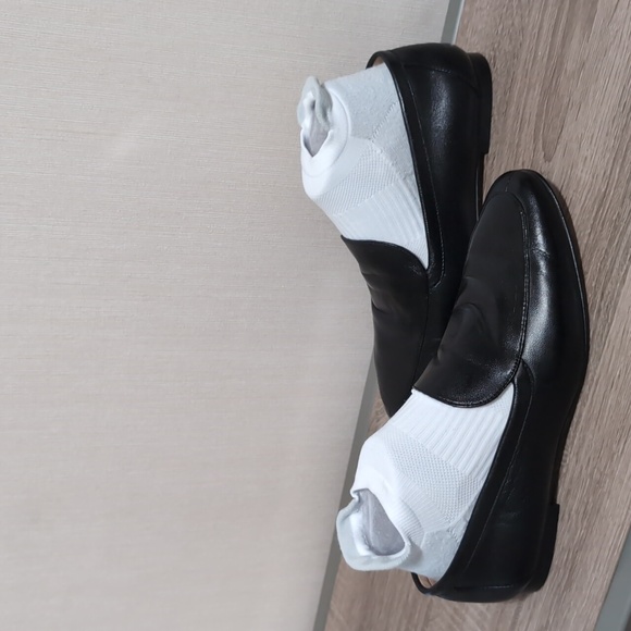 J. Crew Cecile Loafers Black Leather US 8.5 New w/o Box - Picture 2 of 7